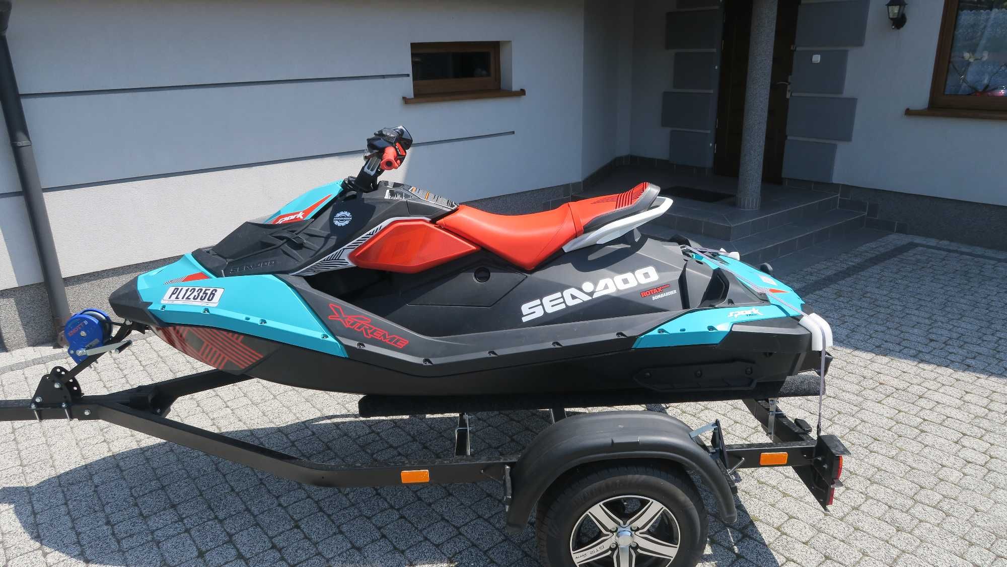 Skuter wodny Sea Doo Spark TRIXX 2UP 2018r 65mth- Stan Bardzo dobry