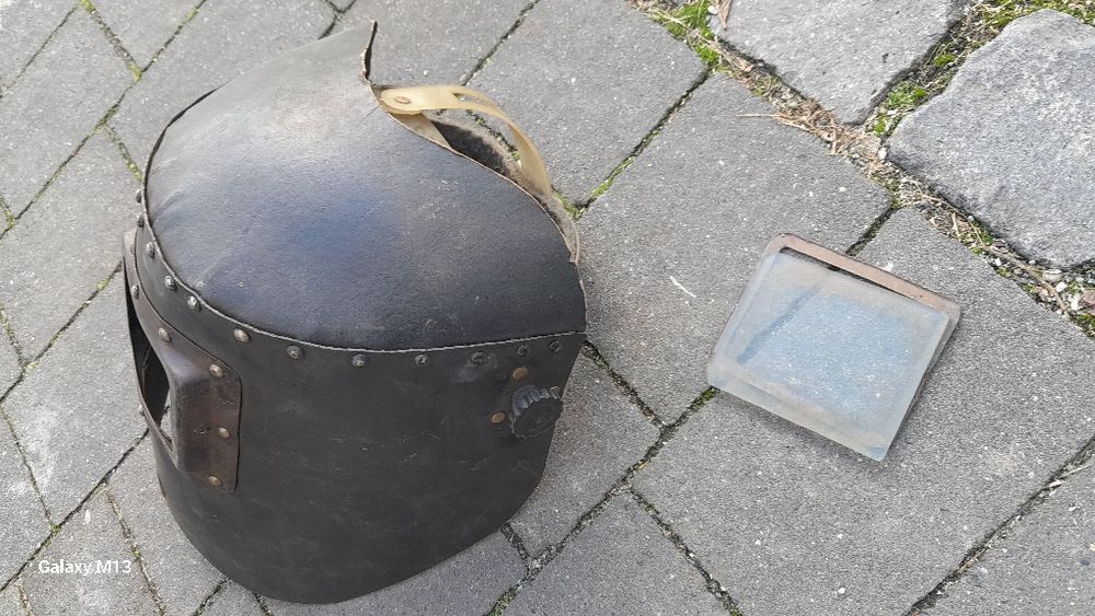 Maska spawalnicza,przyłbica stara