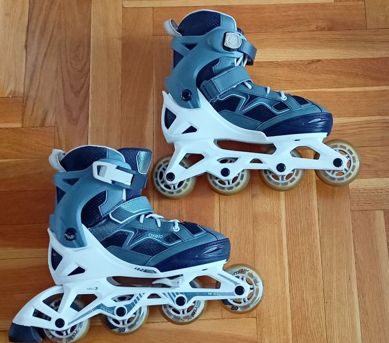 Rolki dziecięce Oxelo regulowane r. 35-38