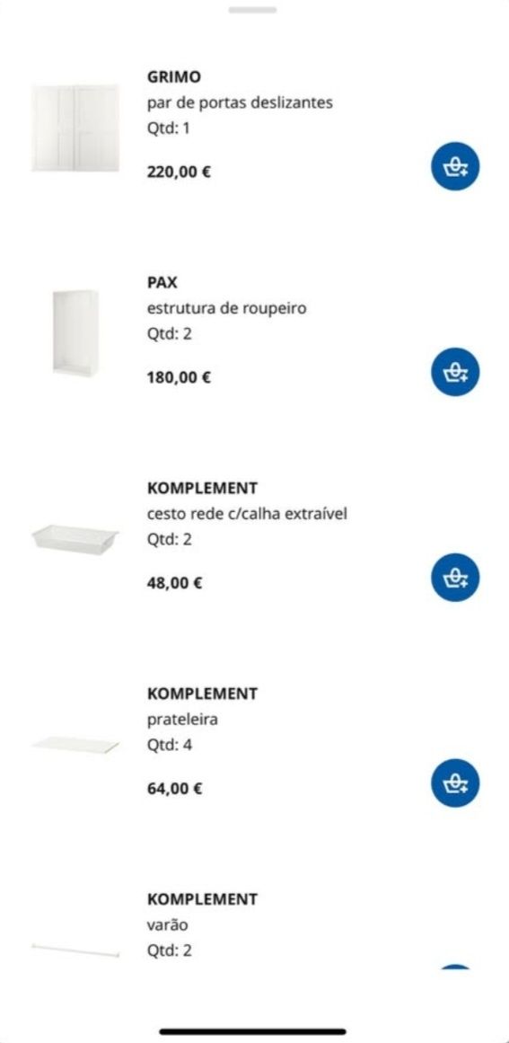 Roupeiro/Armário IKEA