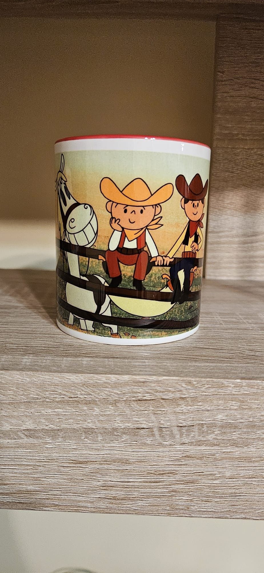 Kubek ceramiczny z motywem z bajki Bolek i Lolek nowy 300 ml