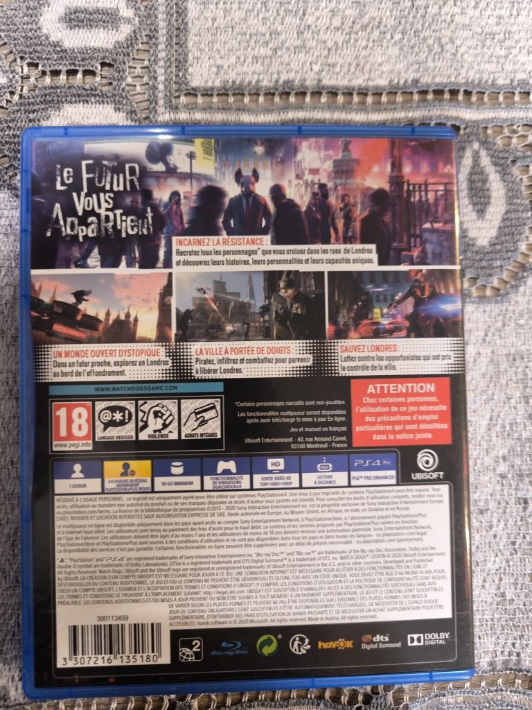 Ps4 Watch Dogs Legion możliwa zamiana