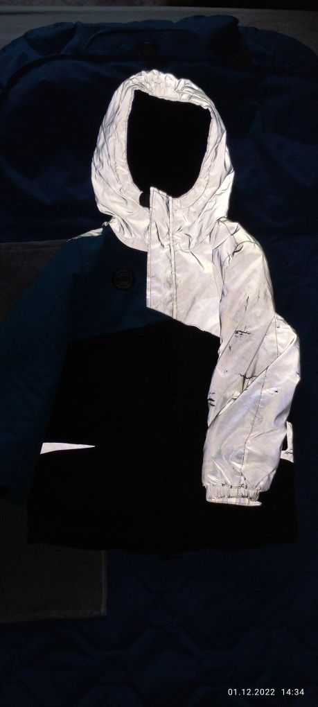 Зимняя куртка Cool Club на мальчика 6-7 лет,с эффект.светоотражения