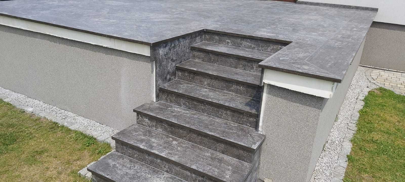 Schody Granitowe Stopnie Trepy Stopnica Płyty Kamienne Granit Kamień