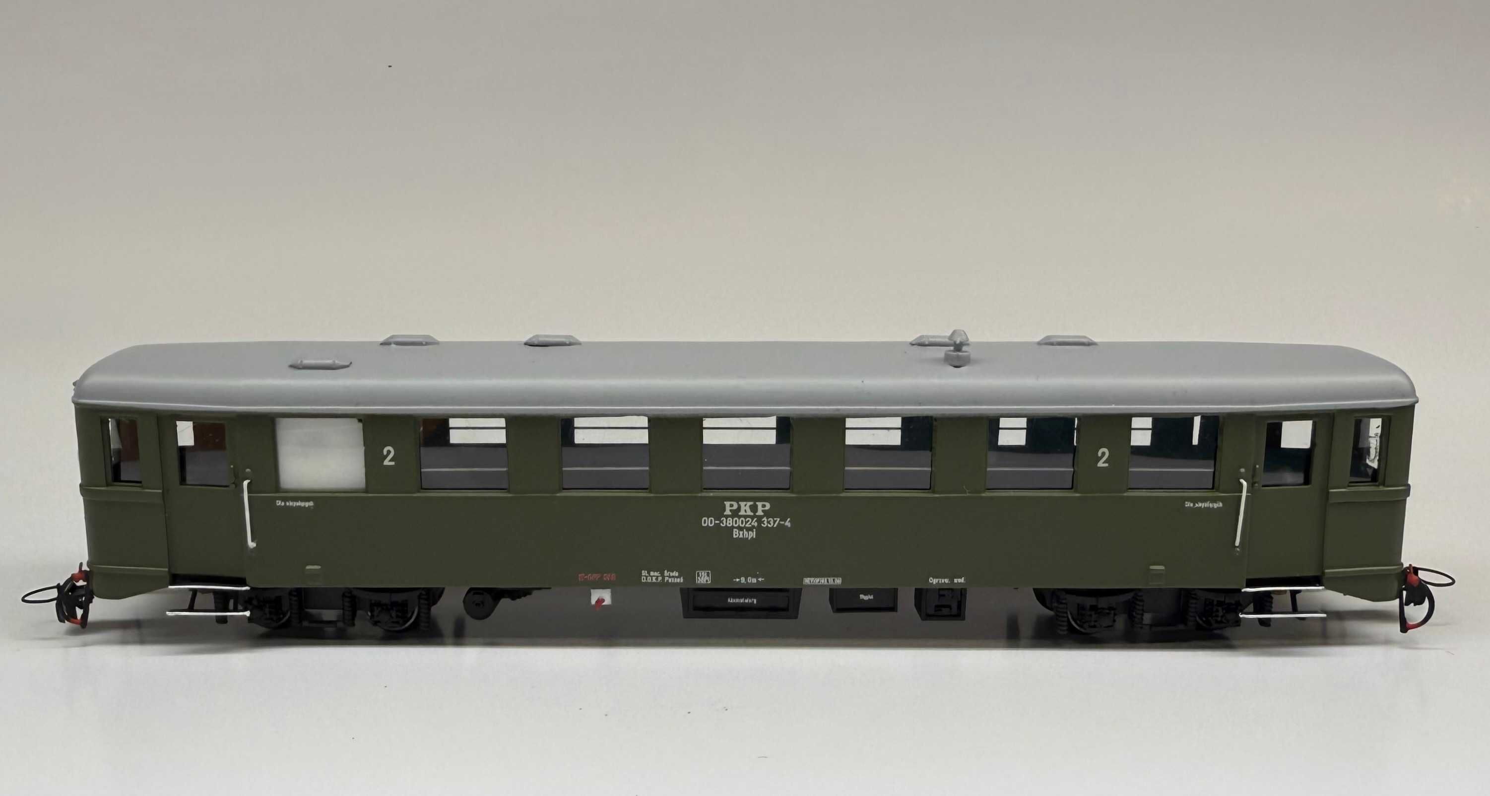 Wagon 1Aw PKP stacja Środa WLKP H0e 1:87