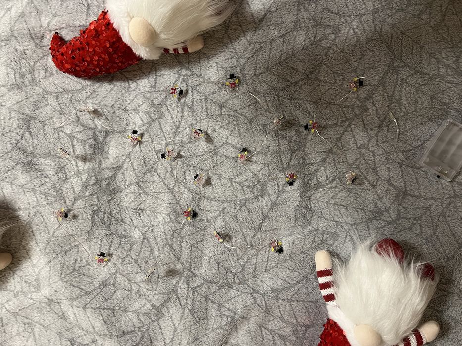 Гірлянда новорічна зі сніговичками, 2 м