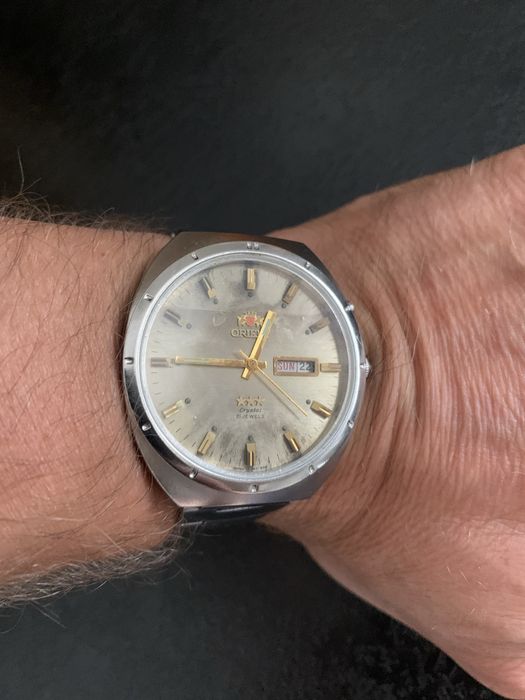 Zegarek Orient „patelnia” vintage look 42mm