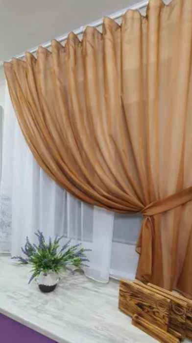 Штори. Комплект. Гарна якість. Багато кольорів на вибір.