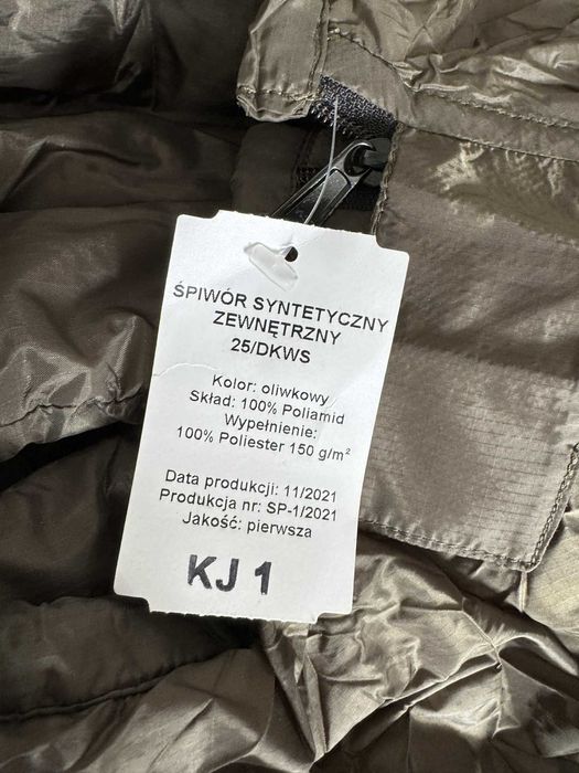 Śpiwór wojsk specjalnych wojskowy puchowy gęsi wodooporny DKWS 25 ws
