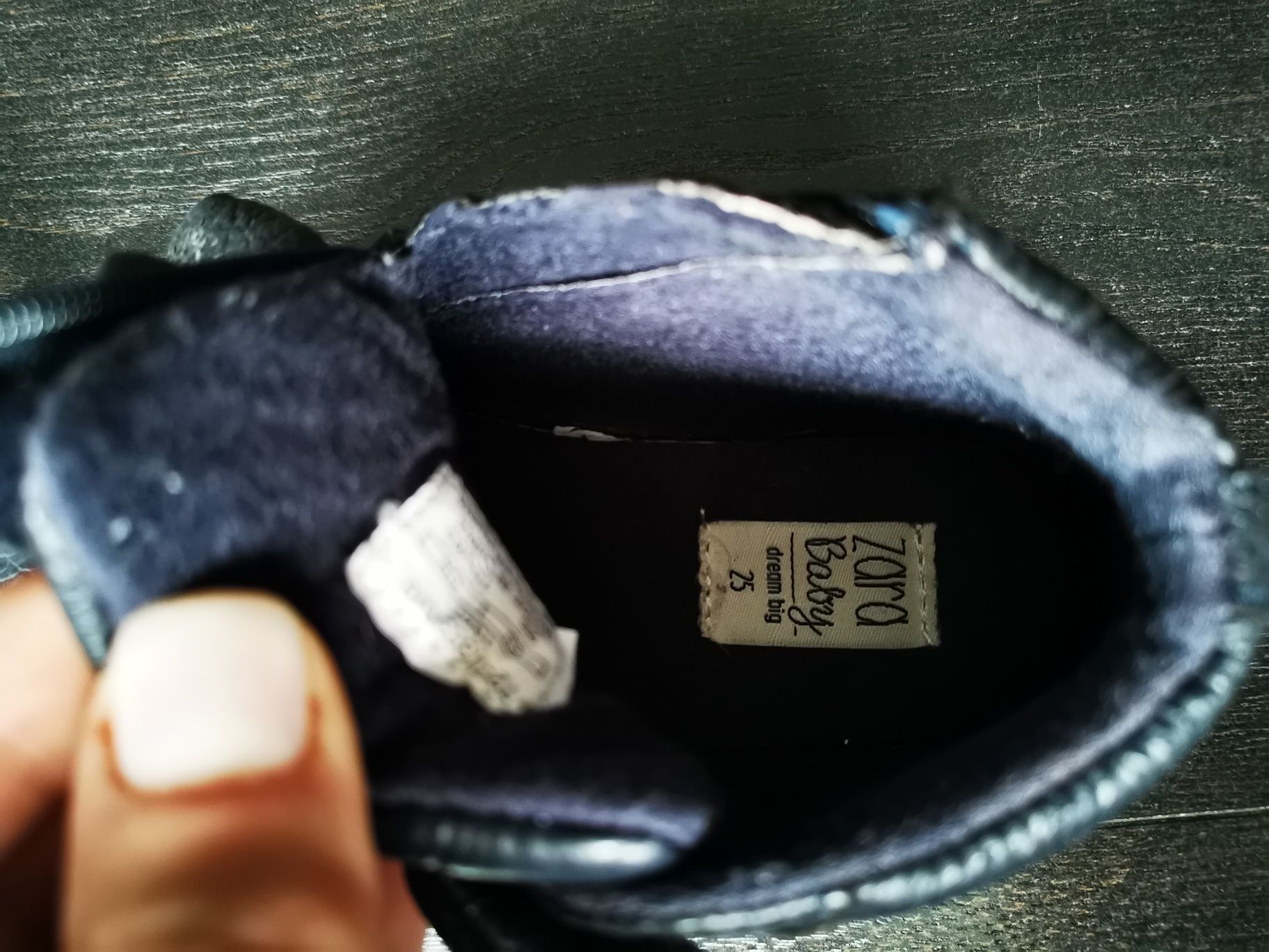 Buty botki półbuty z kokardkami Zara rozmiar 25