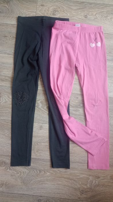 Leginsy 134 + bluzka