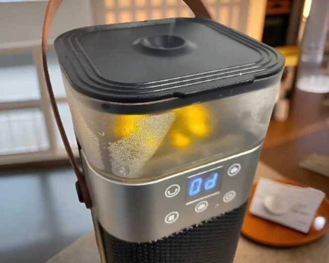 Тепловентилятор з зволожувачем повітря, портативний