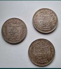 Монета 2 франка Тунис