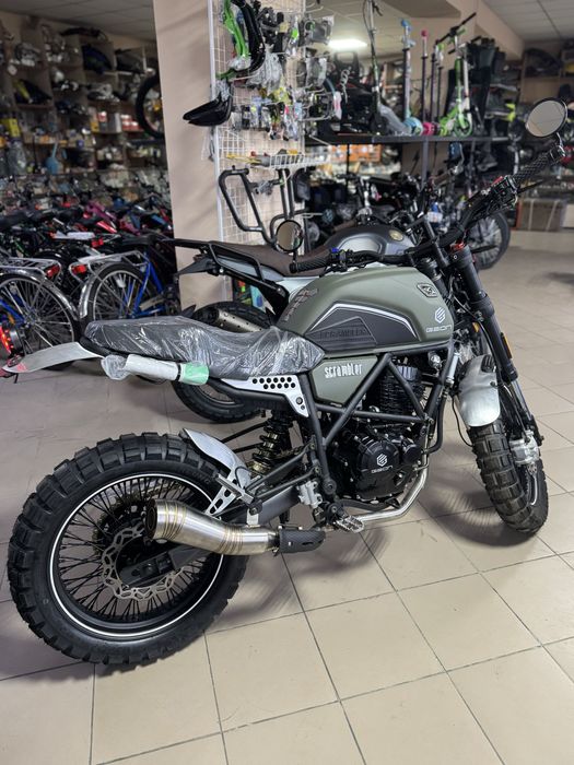 Мотоцикл GEON Scrambler, 250cc. Доставка.