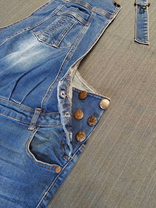 Джинсовый стрейчевый комбинезон для беременных Gaiamaom Турция