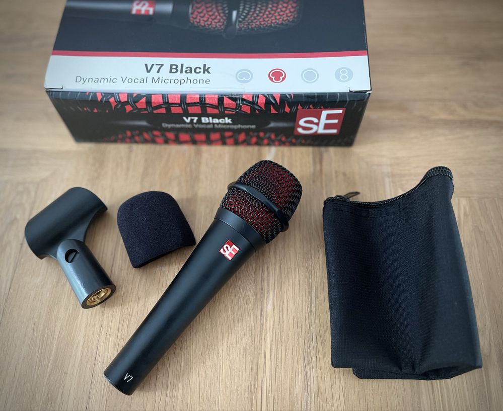 sE Electronics V7 Black – mikrofon z klasą!