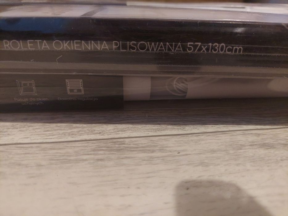 Nowe rolety okienne plisowane  6 sztuk