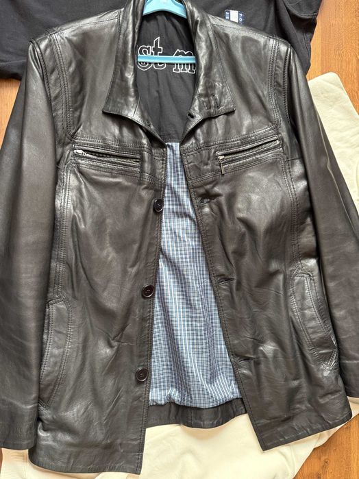 Пiджак чоловiчий шкiряний