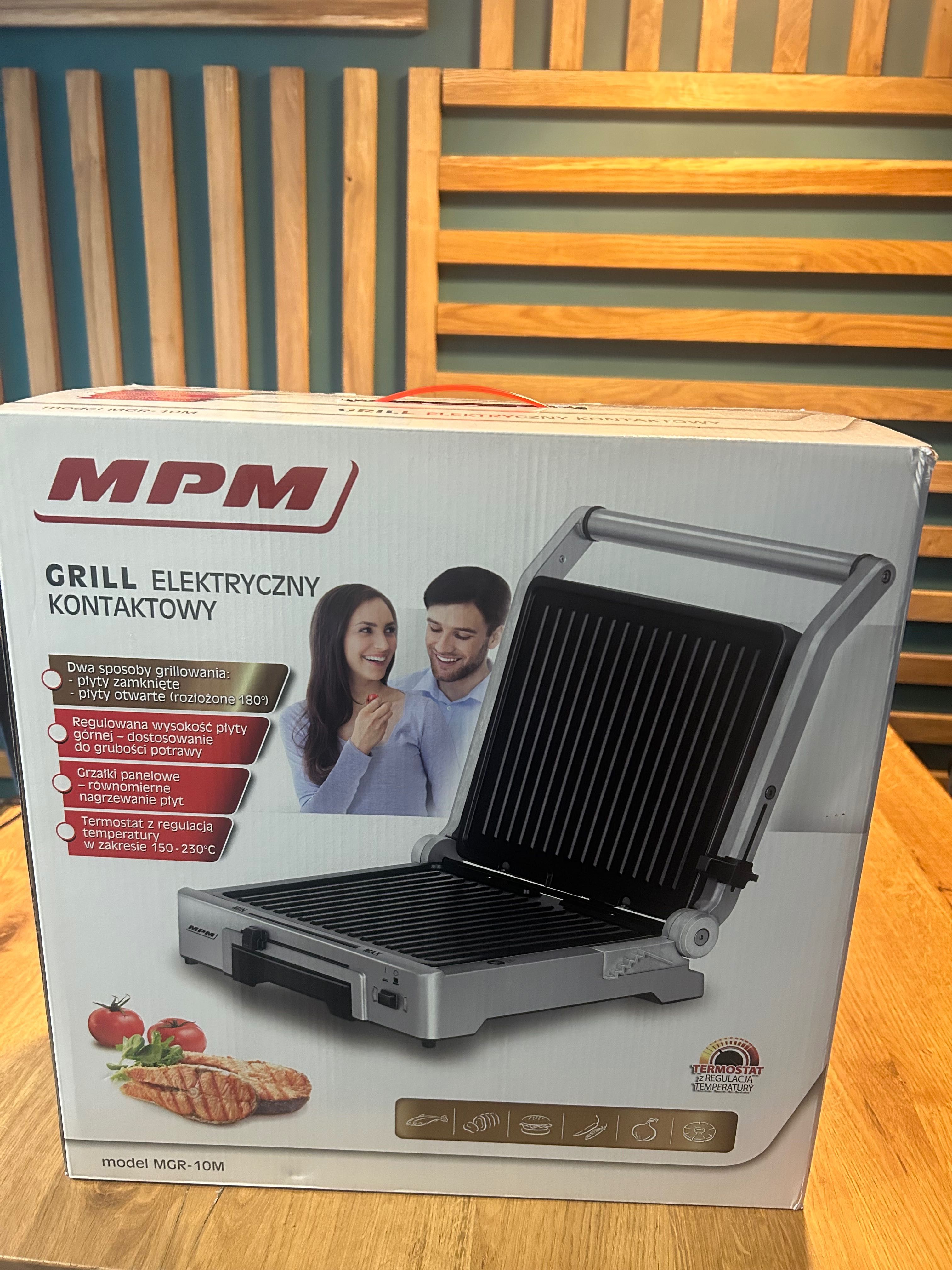 Grill elektryczny MPM MGR-10M