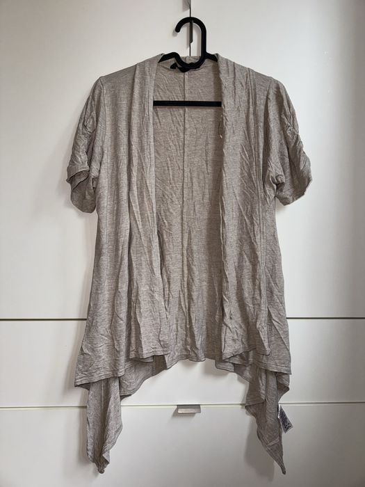 Kardigan z krótkim rękawem L 100% wiskoza