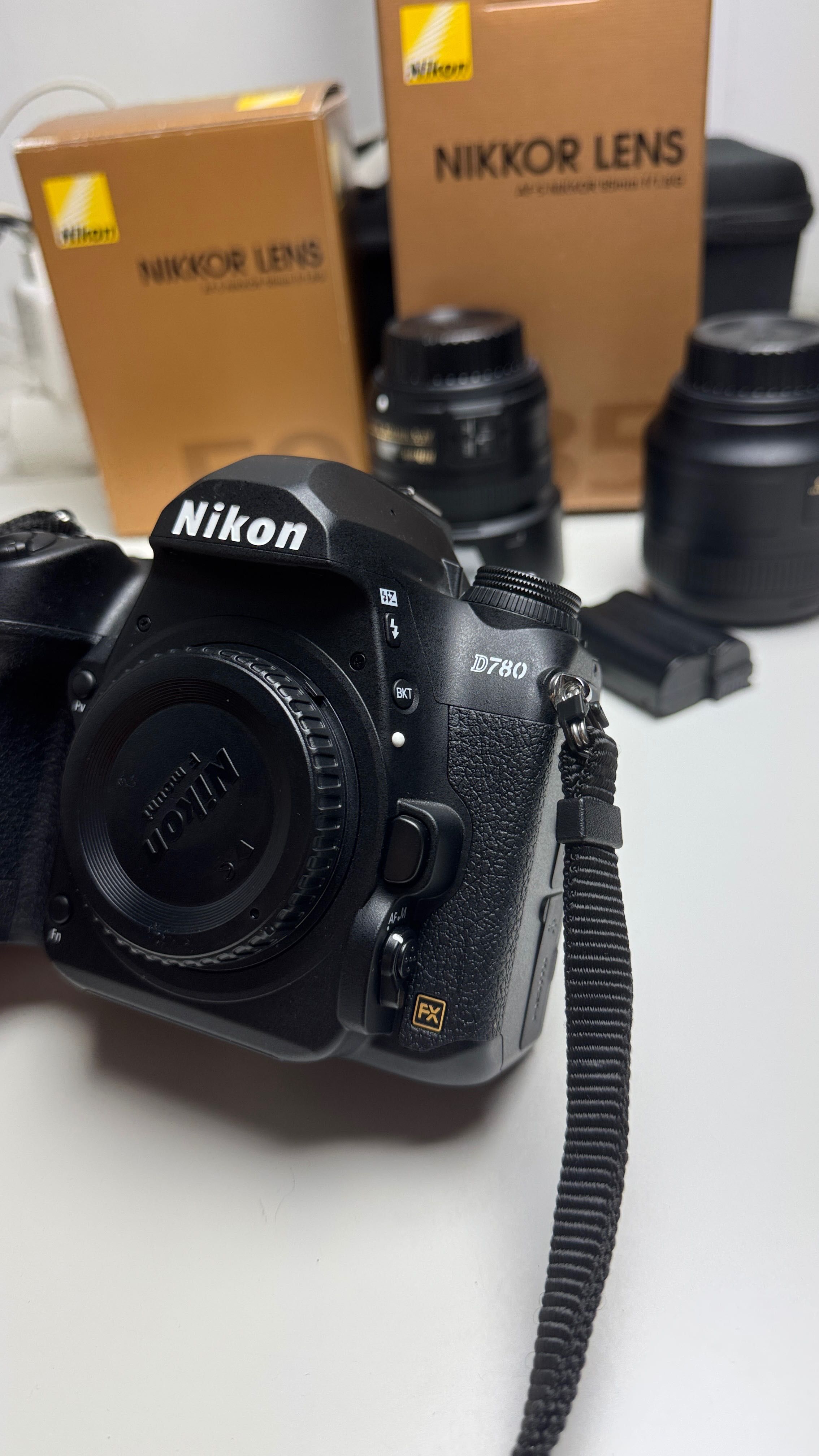 Nikon D780 Photography full Setups with 02 lens tripods and more