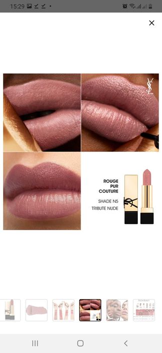 Помада палетка пробники Yves Saint Laurent