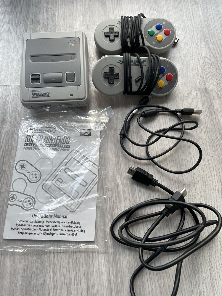 Consola super nintendo mini classic - 330 jogos