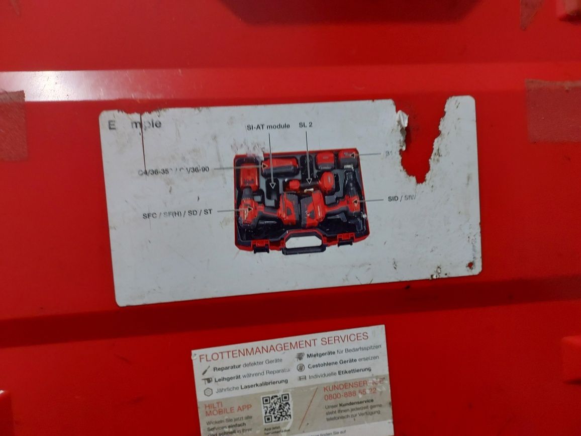 Hilti універсальний кейс під три інструмента
