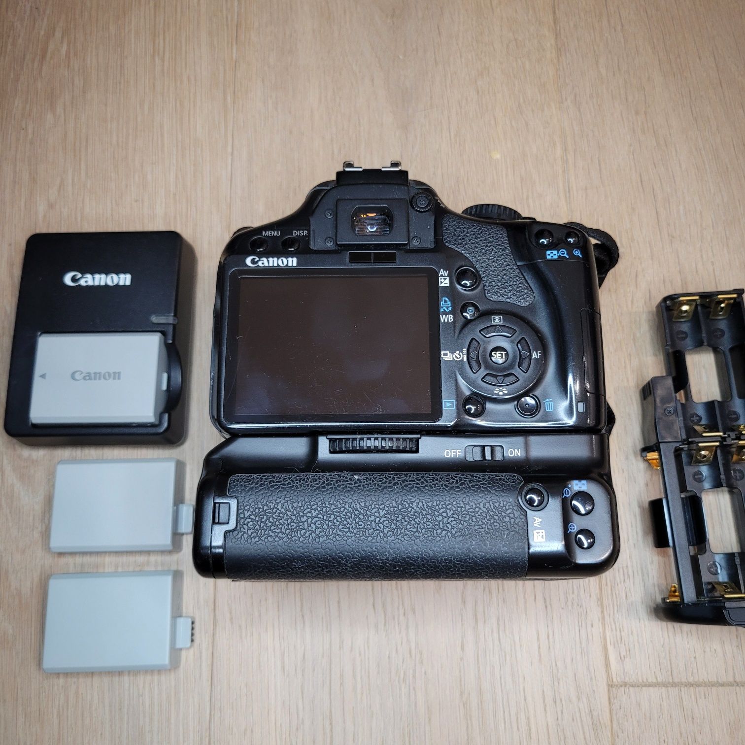 Canon 450d + Grip + baterie