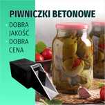 Piwniczka ogrodowa ziemianka betonowa Piwnica ogrodowa Kanał Betonowy