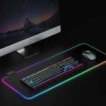 PODKŁADKA GAMINGOWA PODŚWIETLANA podkładka pod mysz klawiaturę led rgb