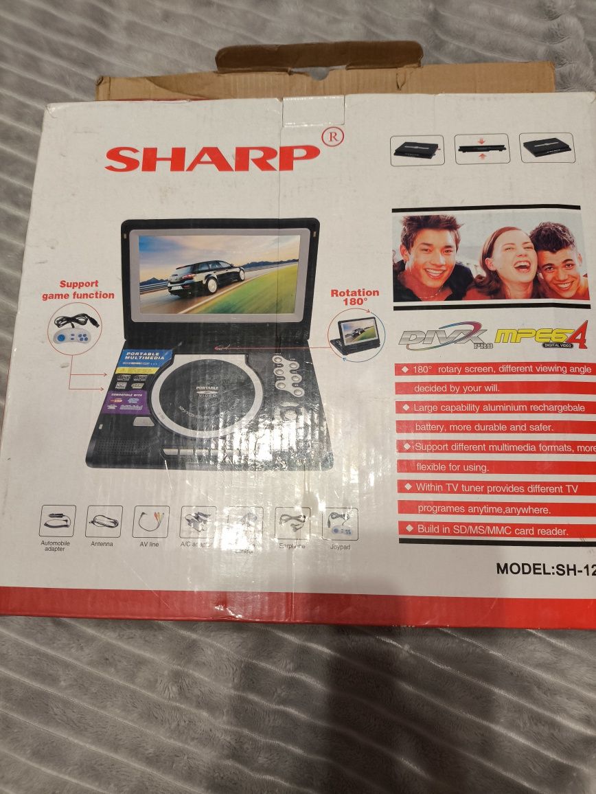 sharp портативний DVD & LSD телевізор
