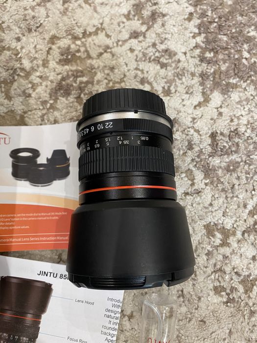 обєктив  JINTU 85mm F/1.8 Prime Lens нікон і соні