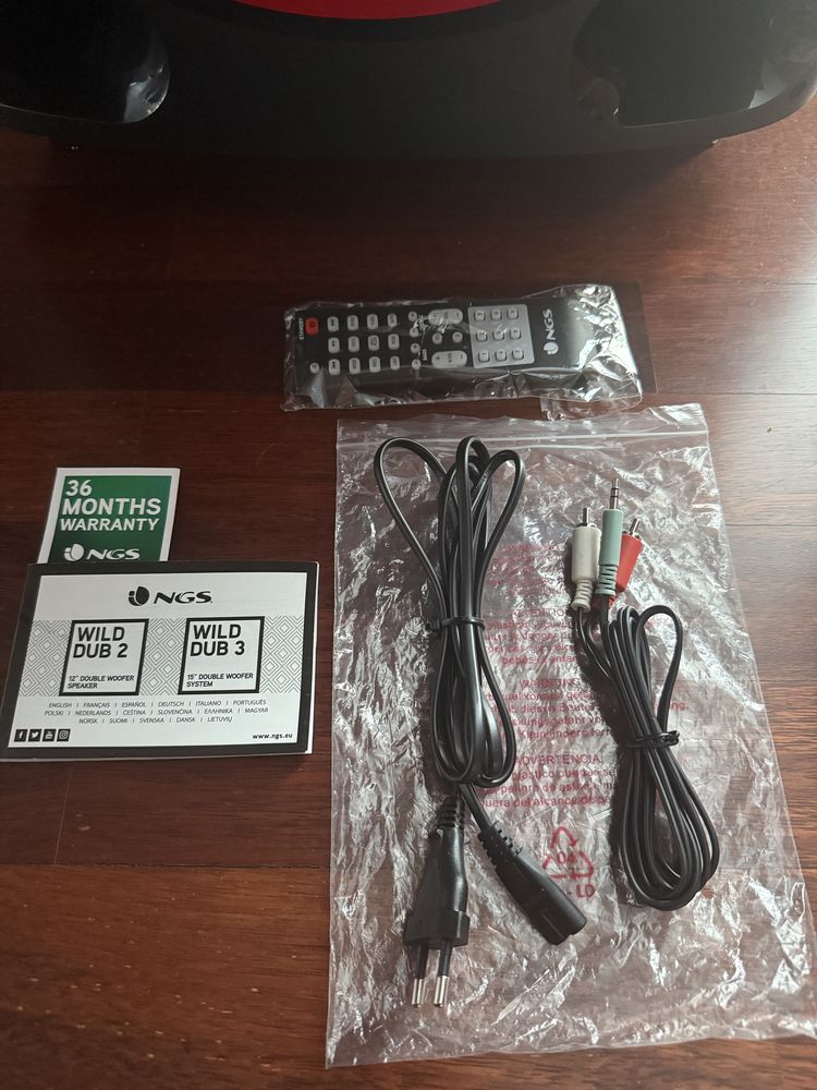 Coluna portatil 1 200 W NGS WILL DUB 3