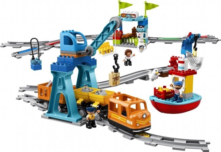 Lego duplo 10875  оригінал конструктор лего поїзд
