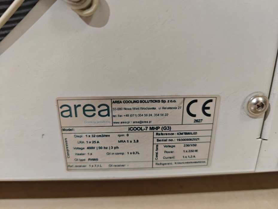 Kompletny zestaw komory chłodniczej do 120m3 – AREA + Modine + Dixell