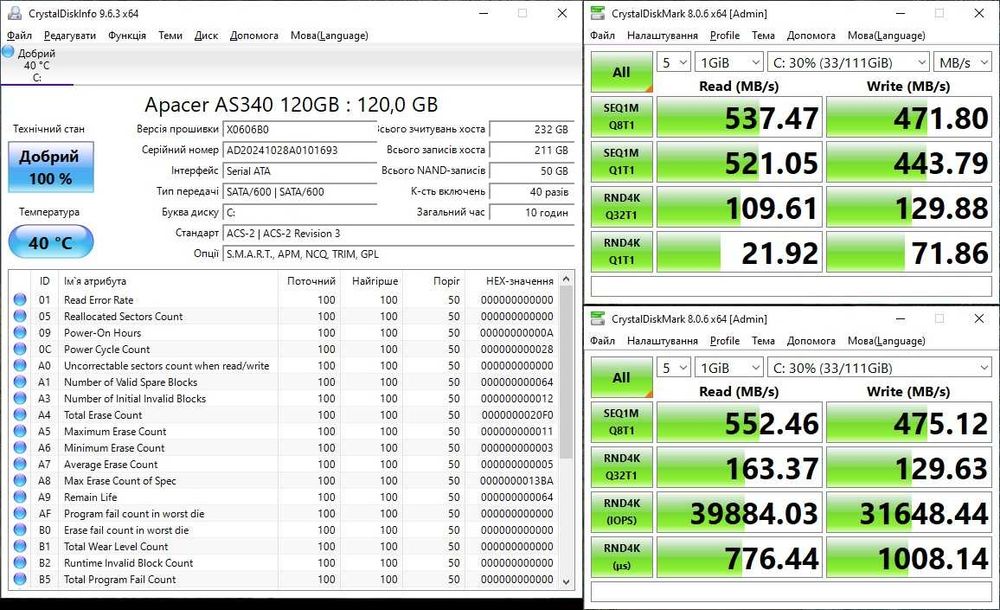 Ноутбук Lenovo G500 / i5-3230M / HD 8570M / 8GB / 120GB SSD / USB 3.0