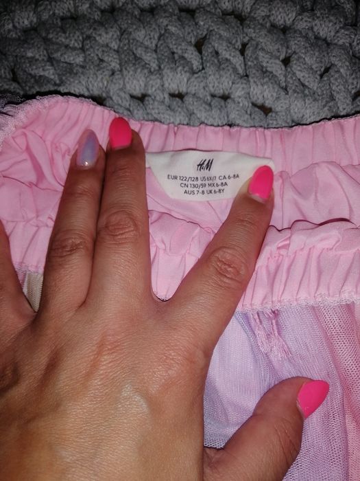 Spódniczka tiulowa h&m r. 122/128