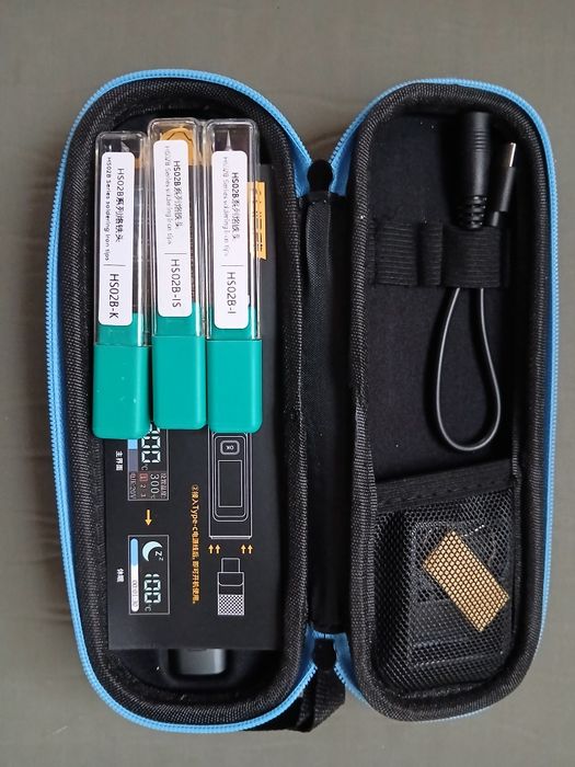 FNIRSI HS-02B 3 жала розумний портативний паяльник 100 W