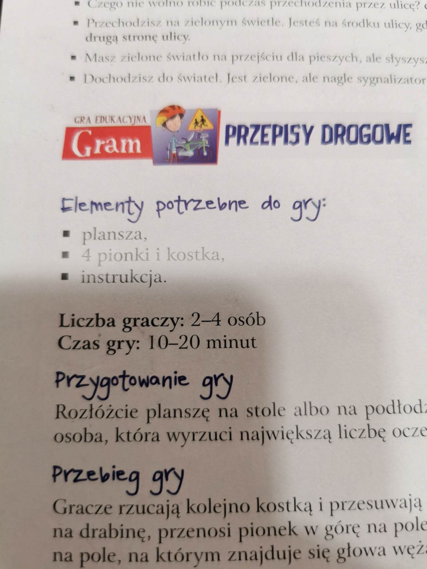 Gra planszowa edukacyjna