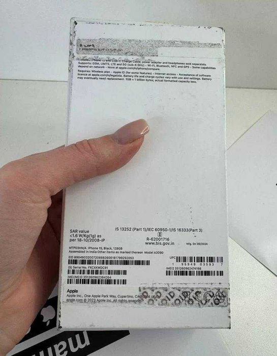 iphone 15  128 gb