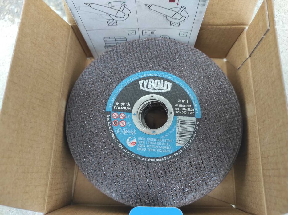 Tyrolit Premium tarcze do cięcia 125x1