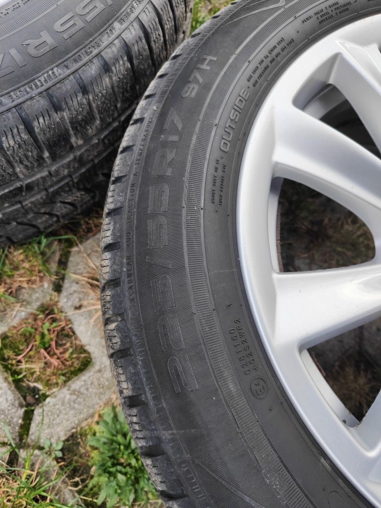 Koła Bmw F10 felgi 8J is30 5x120 Nokian WR A4 225/55r17 zimowe tanie