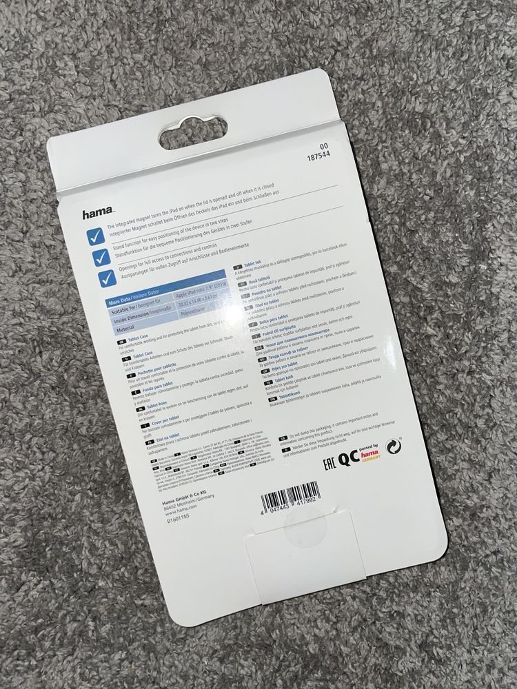 Hama Etui Fold Clear iPad Mini 2019/ mini 4  7.9''