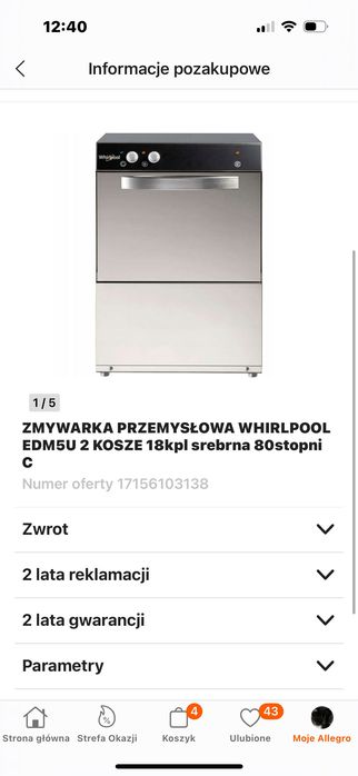 Zmywarka przemysłowa. Warto. Gastronomia