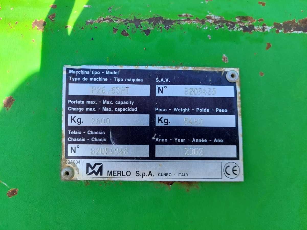 MERLO P 26,6, SUPER STAN, sprawna i działająca, niska wąska