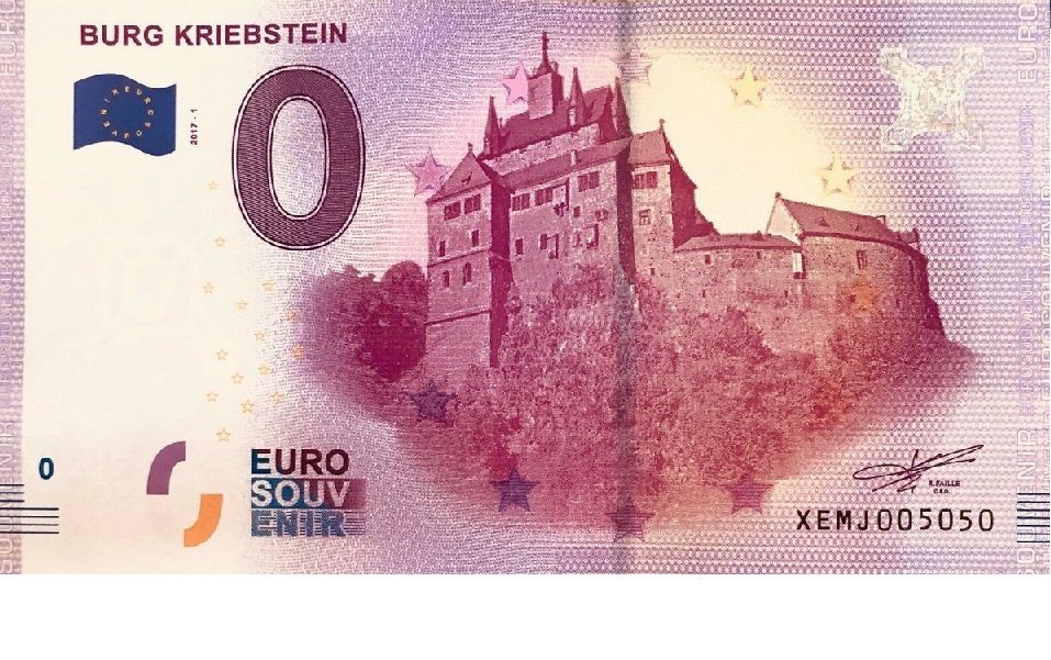 0 Euro - Burg Kriebstein 2017-1 Niemcy