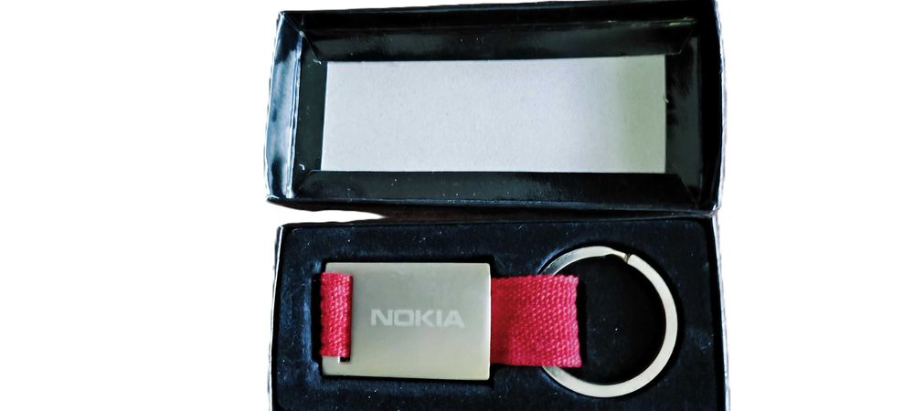 Nokia Brelok metalowy np. do kluczy grawer Nokia