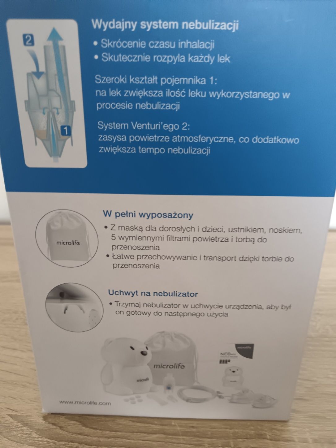 Inhalator nebulizator microlife