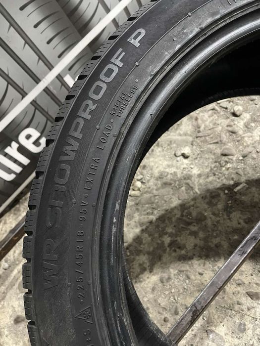 Шини 225/45 R18 Nokian зима 2021р,6,2мм